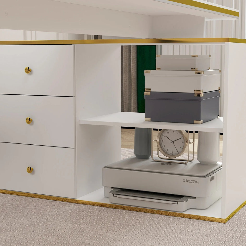 55.1" Corner Computer Desk H99310