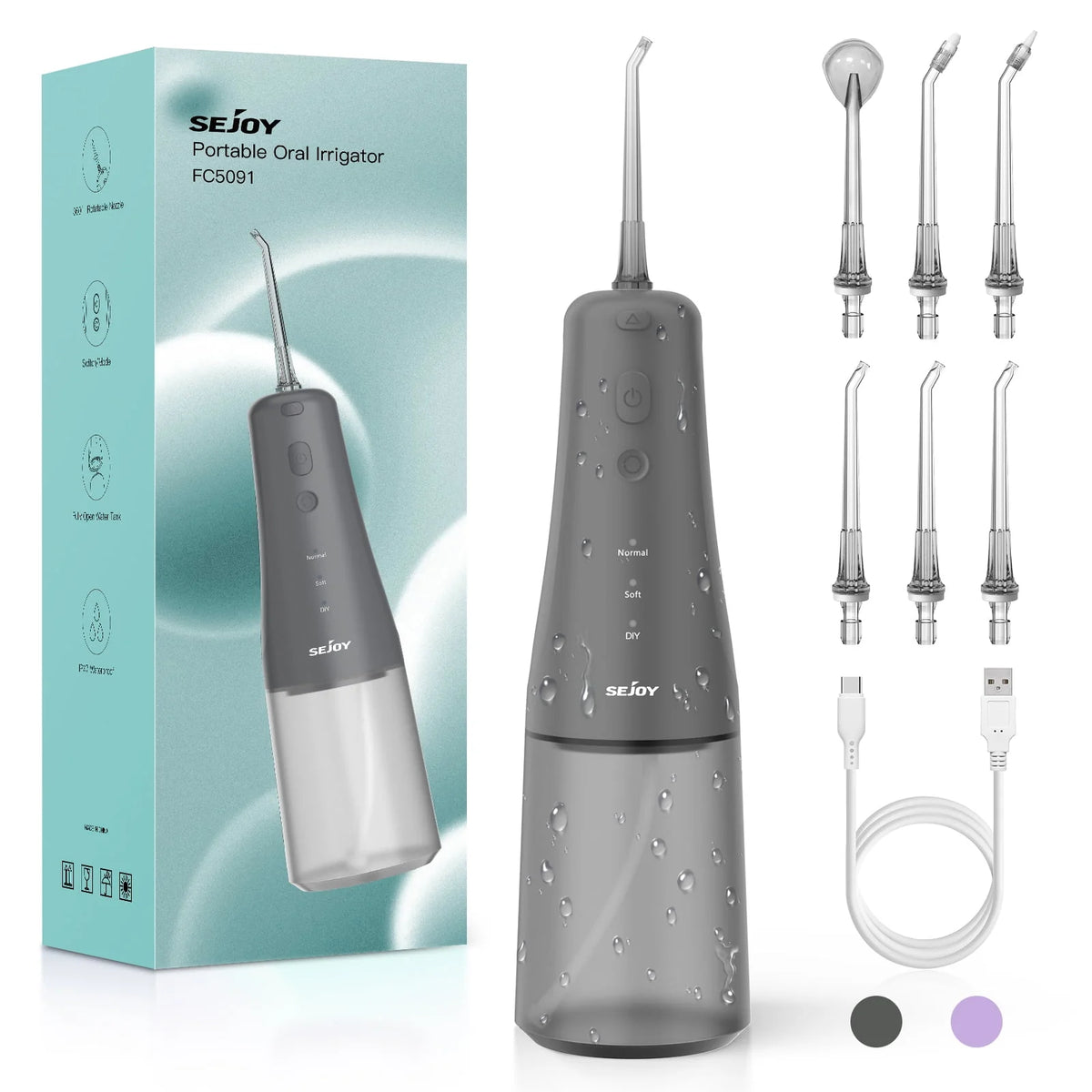Cordless Oral Irrigator with 300mL Tank M78690