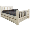 Wood Twin Storage Bed M33049