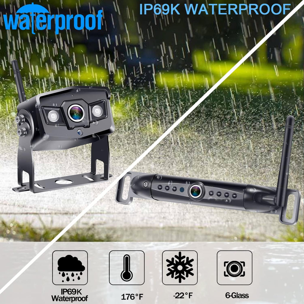 Wireless Backup Camera for RV with 7 Inch HD 1080P Monitor W657564