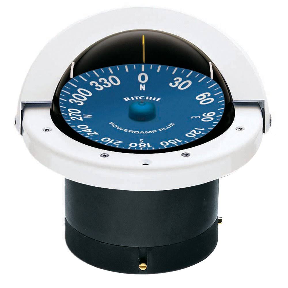 White Flush Mount Compass O61988