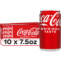 Mini Soda Pop Soft Drink, 7.5 fl oz, 10 Pack Cans R402