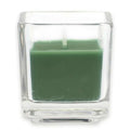 Square Glass Votive Candle, Hunter Green, Set of 96 Z2401