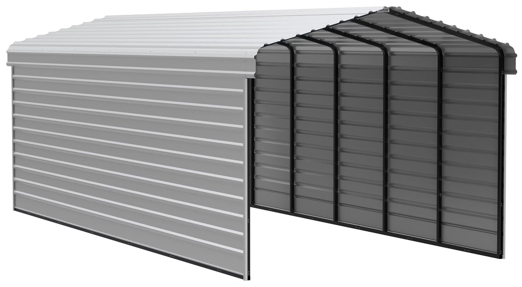 Galvanized Steel Carport Kit, 12' x 29' x 9' A24475