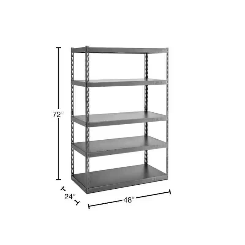 5-Tier Steel Garage Storage Shelving Unit G72881