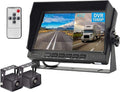 7 inch 1080P Dual Backup Camera with Monitor Kit X9066