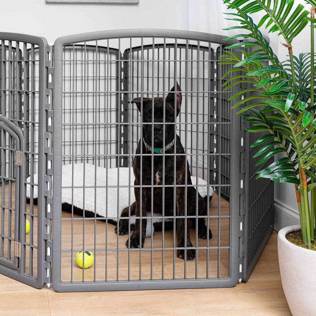 8-Panel Pet Playpen with Door G1115
