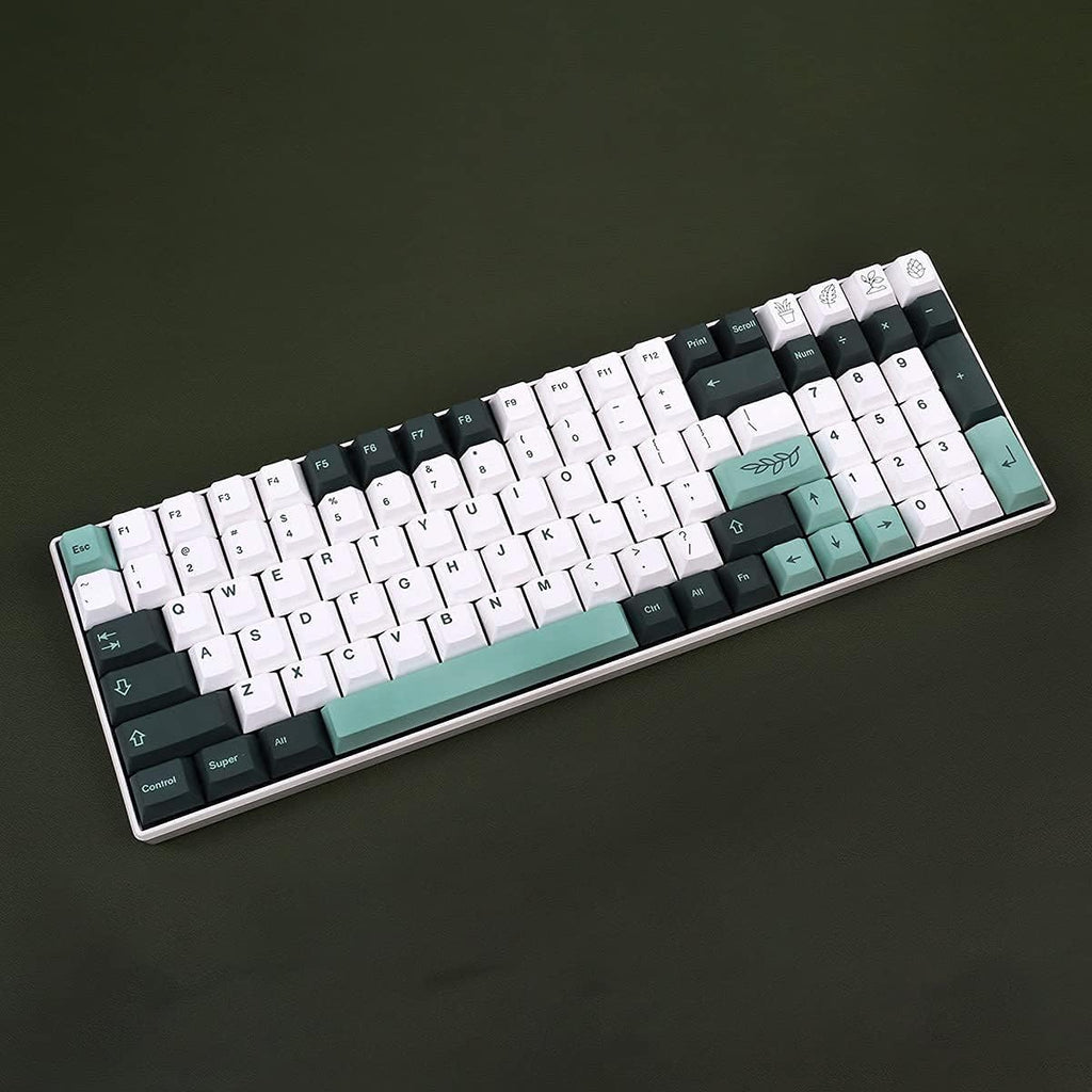 141 Keys PBT Botanical Keycaps Cherry Profile DYE-SUB R30274