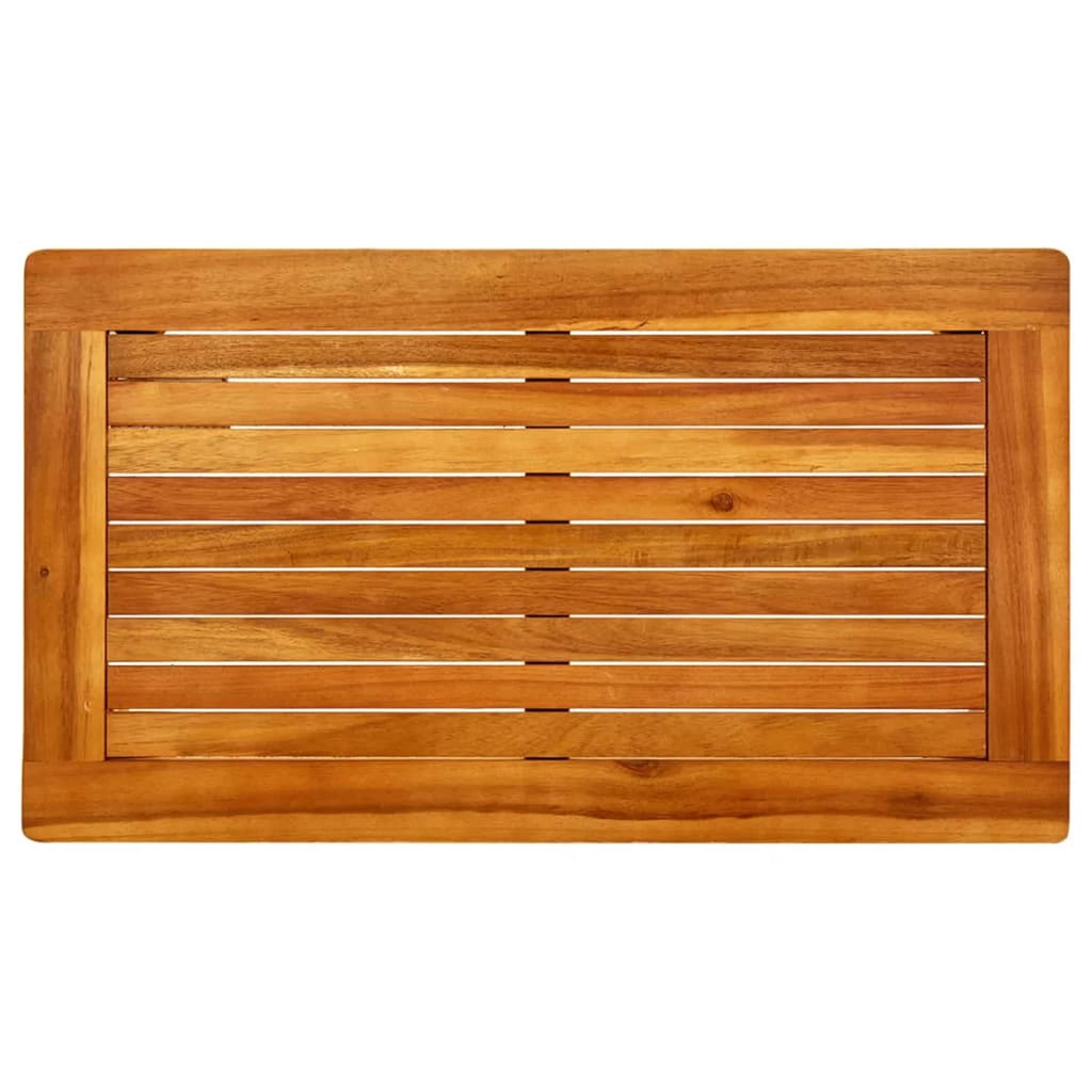 Acacia Wood Slatted Coffee Table K137739