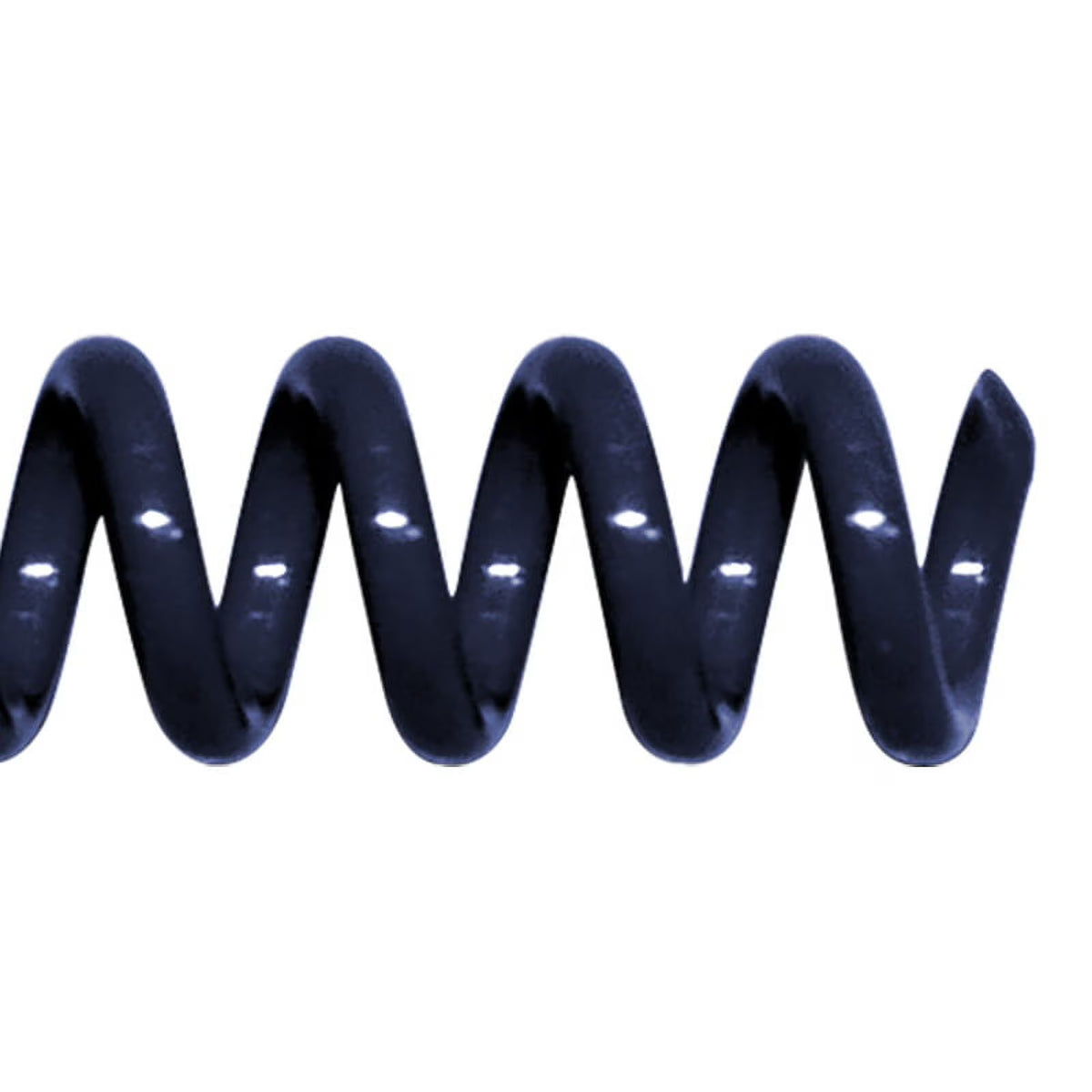 Navy Plastic Spiral Binding Coils 14mm x 12in 100/Bx R62797