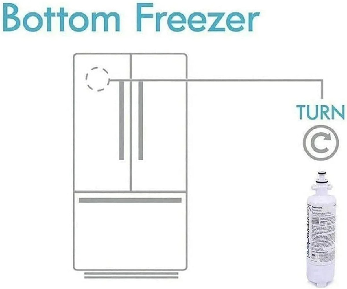 2 Pack Refrigerator Water Filter T651425